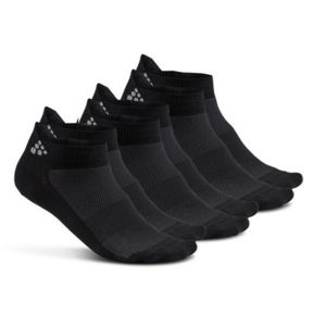 Ponožky CRAFT Shaftless 3-pack 1906059-999000 - černá 34-36
